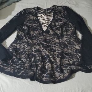 Torrid  Peplum top.